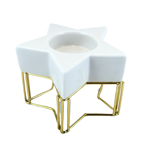 CERAMICZNY KOMINEK ZAPACHOWY NA OLEJKI GWIAZDKA