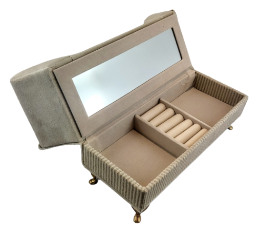 SZKATUŁKA NA BIŻUTERIĘ - SOFA ECRU
