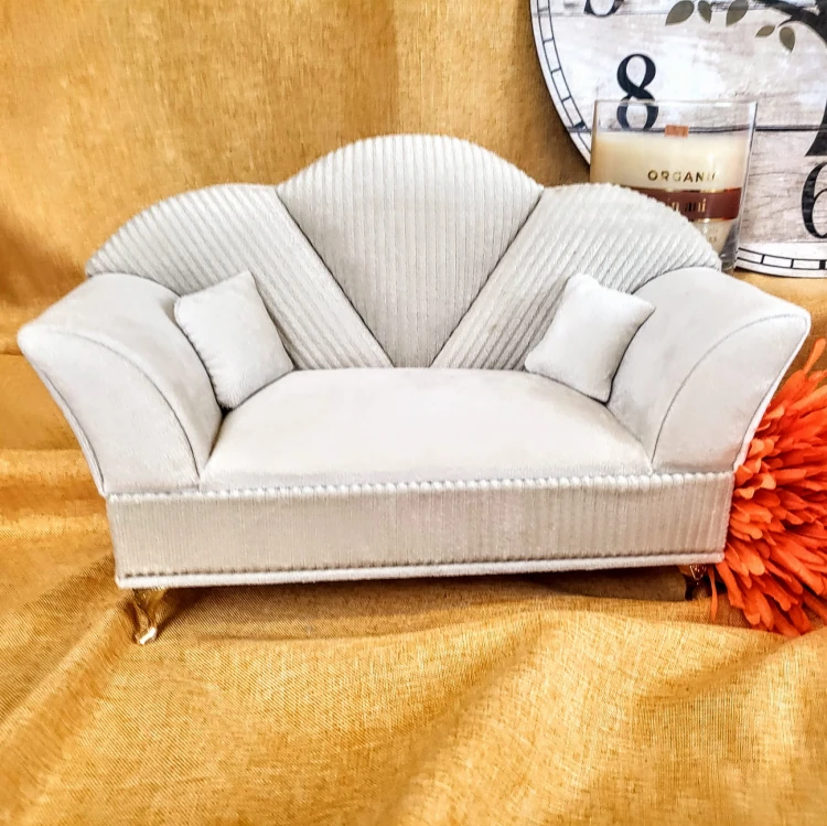 SZKATUŁKA NA BIŻUTERIĘ - SOFA ECRU