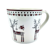 KUBEK CERAMICZNY W UROCZE RENIFERKI 400ML