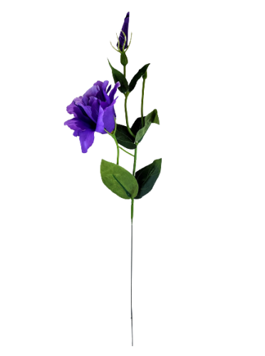 SZTUCZNY KWIAT EUSTOMA FIOLETOWA 53CM