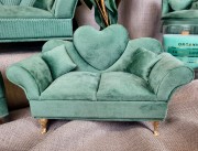 SZKATUŁKA NA BIŻUTERIĘ - SOFA MIĘTA SERCE