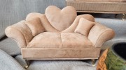 SZKATUŁKA NA BIŻUTERIĘ - SOFA KARMELOWA