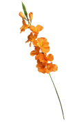 KWIAT SZTUCZNY MIECZYK POJEDYNCZY POMARAŃCZOWY 77CM