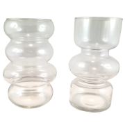 WAZON PRZEZROCZYSTY SZKLANY 2 WZORY 18CM