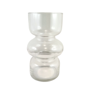 WAZON PRZEZROCZYSTY SZKLANY 2 WZORY 18CM