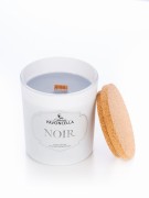 NATURALNA ŚWIECA SOJOWO-KOKOSOWA O ZAPACHU NOIR 135G BIAŁA