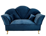 SZKATUŁKA NA BIŻUTERIĘ SOFA GRANATOWA