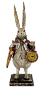 FIGURKA KRÓLIK Z ZEGARKIEM PIERROT