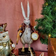 FIGURKA KRÓLIK Z ZEGARKIEM PIERROT