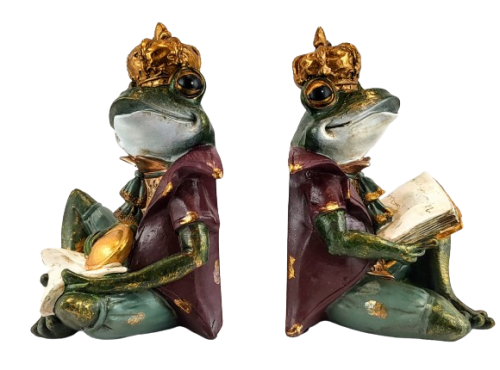 BOOKEND PODPÓRKI DO KSIĄŻEK ŻABY PIERROT