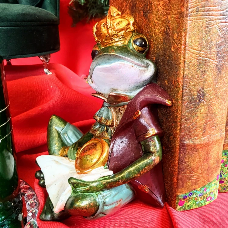 BOOKEND PODPÓRKI DO KSIĄŻEK ŻABY PIERROT