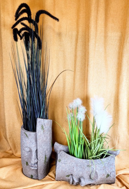 OSŁONKA POSTARZANA TWARZ A'LA BETON 41X21CM