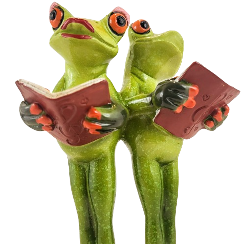 FIGURKA ŻABY ŚPIEWAJĄCE CHÓR 16CM
