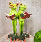 FIGURKA ŻABY ŚPIEWAJĄCE CHÓR 16CM