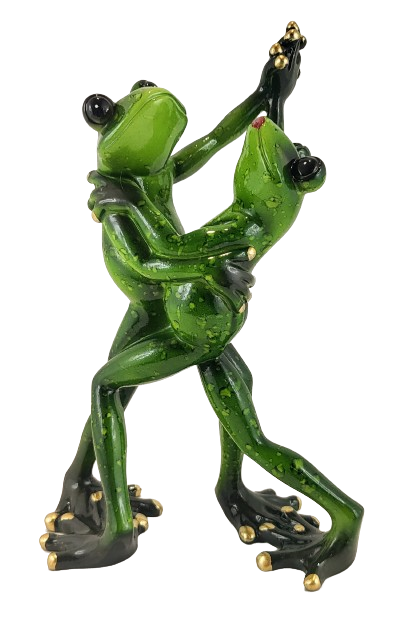 FIGURKA ŻABY TAŃCZĄCE PARA 21,5CM