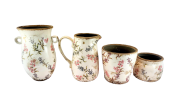 POSTARZANA CERAMICZNA OSŁONKA DONICZKA WAZA