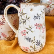 POSTARZANA CERAMICZNA OSŁONKA DONICZKA DZBAN