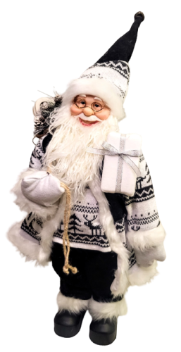 ŚWIĄTECZNA FIGURKA MIKOŁAJ Z PREZENTEM 68 CM MAXI