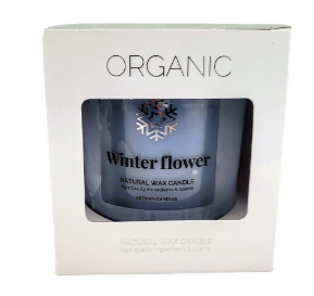 ŚWIECA WOSKOWA ORGANIC ZAPACHOWA WINTER FLOWER