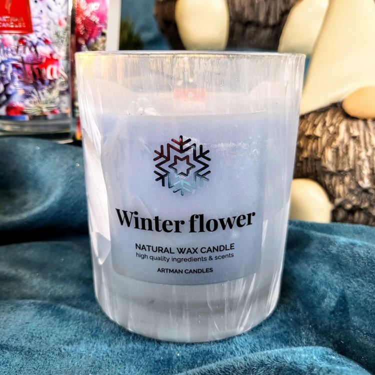 ŚWIECA WOSKOWA ORGANIC ZAPACHOWA WINTER FLOWER