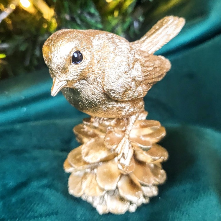 FIGURKA ZŁOTY PTAK PTASZEK 7CM MIX 4 WZORY