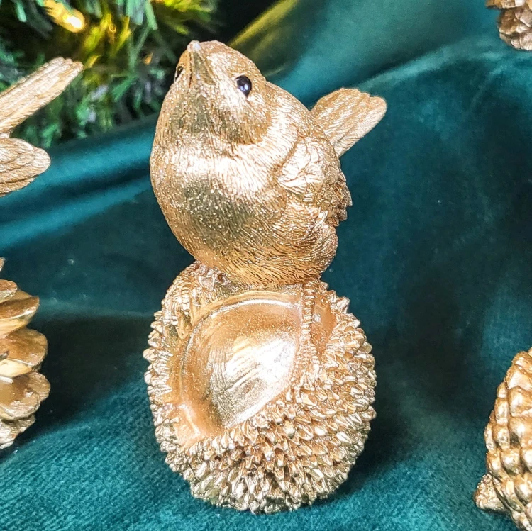 FIGURKA ZŁOTY PTAK PTASZEK 7CM MIX 4 WZORY
