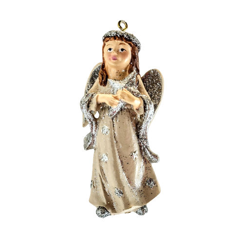 ZAWIESZKA BOŻONARODZENIOWA ANIOŁEK 2 WZORY 8,5CM