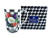 ELEGANCKI PORCELANOWY KUBEK PEPITKA KOBIETA 400ML