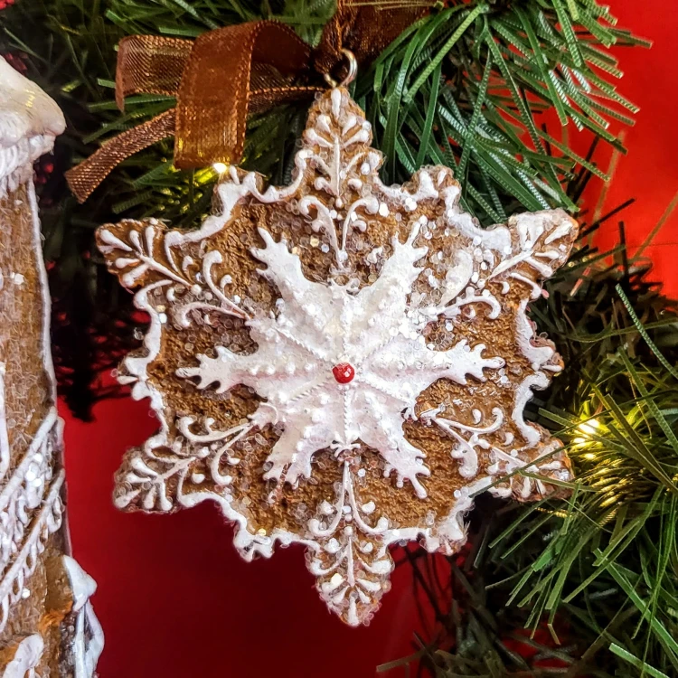 PIERNIK ZAWIESZKA PŁATEK ŚNIEGU 2,5X8X1,3CM