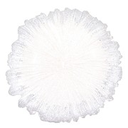 PODSTAWKA SZKLANA TALERZ, PODTALERZ 35CM BIAŁY