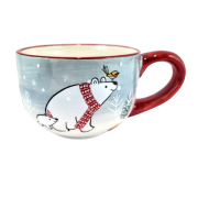 UROCZY KUBEK CERAMICZNY Z NIEDŹWIEDZIEM 650ML