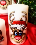 ŚWIECA RUDOLF BIAŁA WALEC ŚREDNI