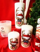 ŚWIECA RUDOLF BIAŁA WALEC ŚREDNI