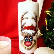 ŚWIECA RUDOLF BIAŁA WALEC DUŻY