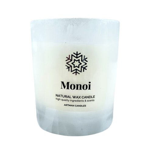 ŚWIECA WOSKOWA ORGANIC ZAPACHOWA WINTER MONOI