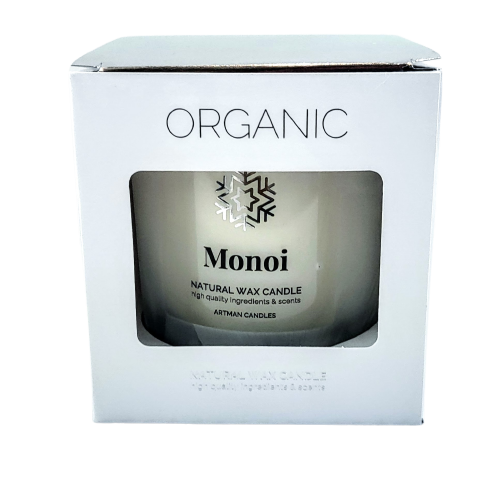 ŚWIECA WOSKOWA ORGANIC ZAPACHOWA WINTER MONOI