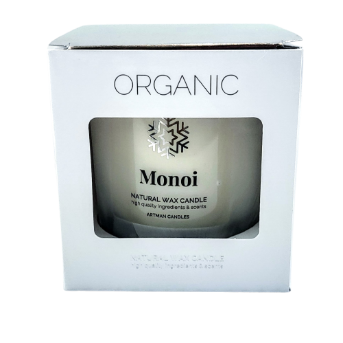 ŚWIECA WOSKOWA ORGANIC ZAPACHOWA WINTER MONOI