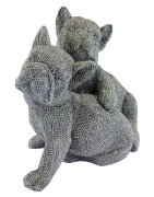 FIGURKA BULDOG FRANCUSKI 25X15X21CM