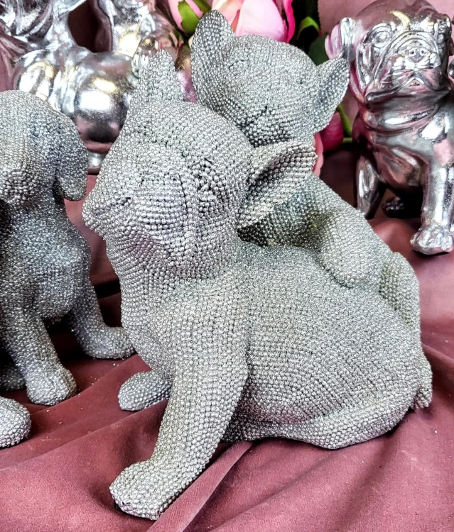 FIGURKA BULDOG FRANCUSKI 25X15X21CM