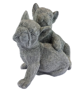 FIGURKA BULDOG FRANCUSKI 25X15X21CM