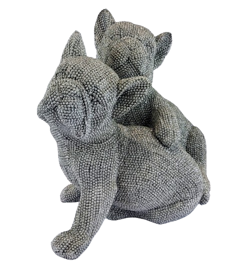 FIGURKA BULDOG FRANCUSKI 25X15X21CM