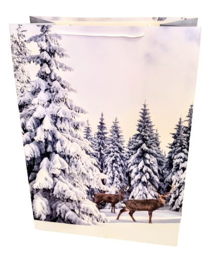 TORBA TOREBKA PREZENTOWA UPOMINKOWA XXL 56CM 4 WZORY