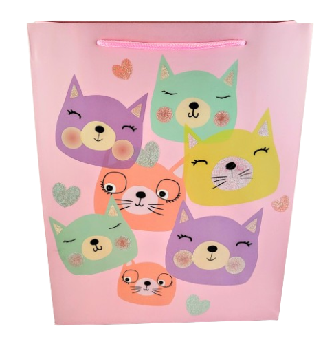 ŚWIĄTECZNA TOREBKA PREZENTOWA  23CM MIX WZORÓW