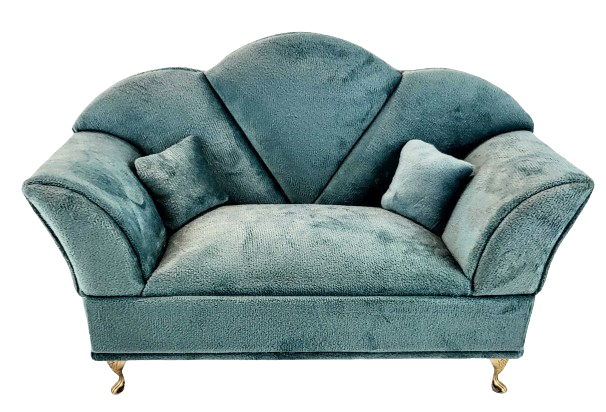 SZKATUŁKA NA BIŻUTERIĘ SOFA SZARA