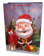TORBA PREZENTOWA SZEROKIE DNO 50CM 4 WZORY