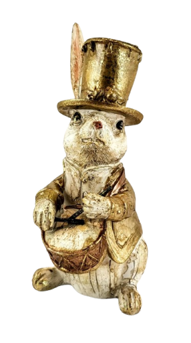 FIGURKA KRÓLIK Z BĘBENKIEM PIERROT