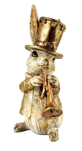 FIGURKA KRÓLIK Z TRĄBKĄ PIERROT