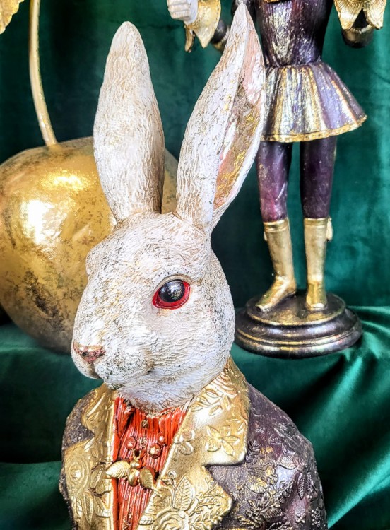 FIGURKA KRÓLIK POPIERSIE PIERROT