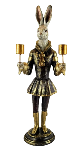 FIGURKA KRÓLIK ŚWIECZNIK